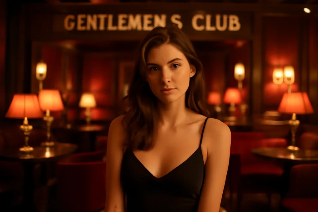 in a gentlemen's club in Vienna