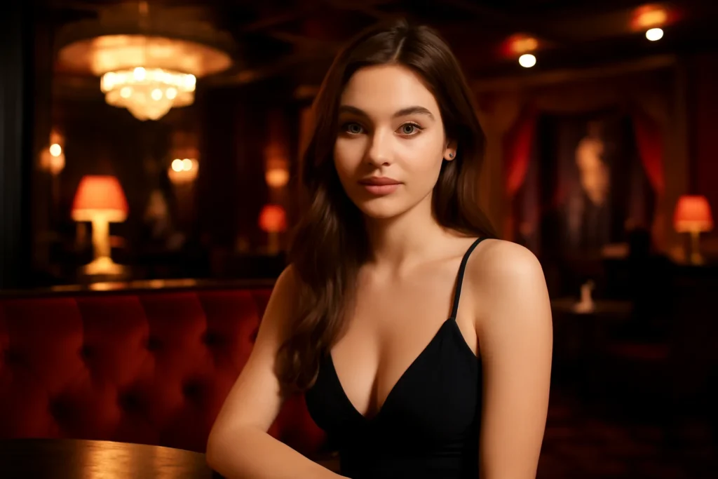 young woman applying for a sex job