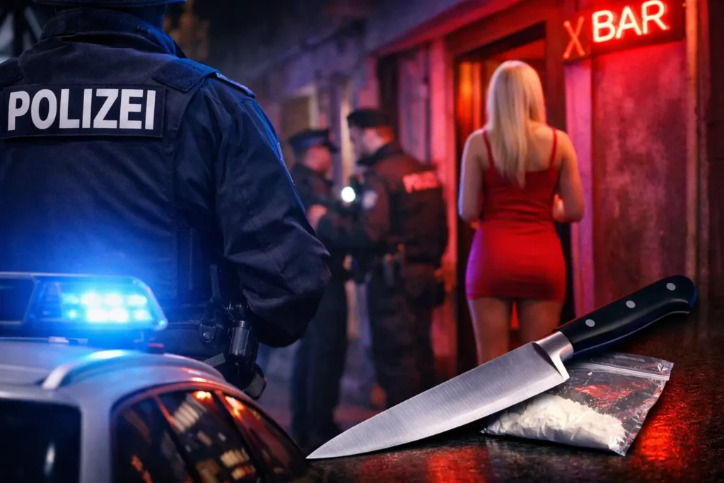 Man Arrested After Knife Threat in German Brothel Dispute