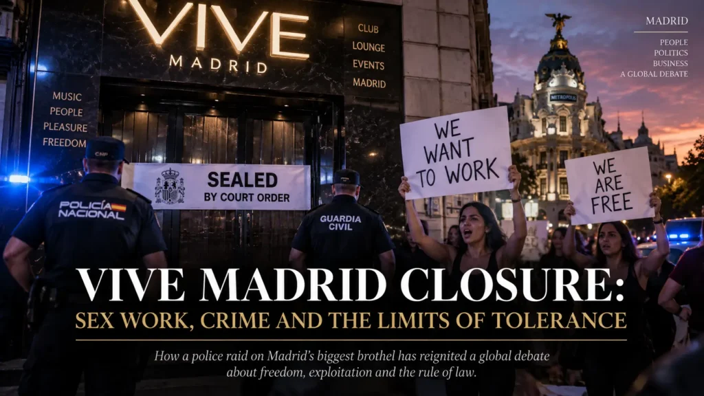 Vive Madrid Closure: Sex Work, Crime and the Limits of Tolerance